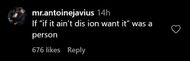 Fan reacts to 50 Cent's post (via @50cent / Instagram)